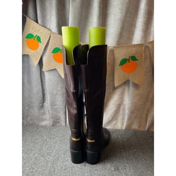 Naturalizer 27 EDIT Edda Dark Brown Leather Wide Calf Knee High Boot. Sz: 7M WC - Picture 6 of 11